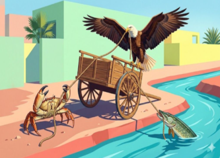 Урок 167. "Орел, рак и щука" от Петко Славейков